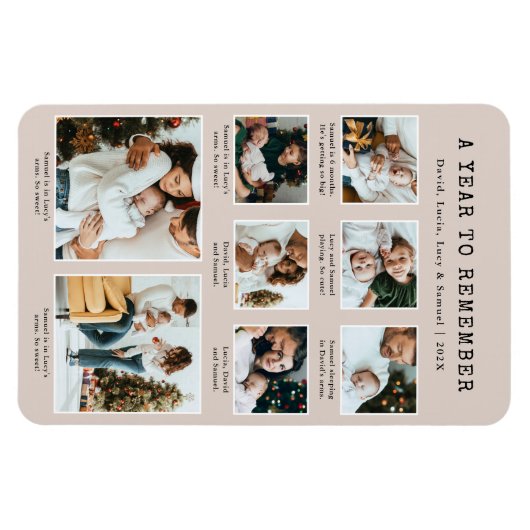 Neutrale vakantiefoto magneet (Horizontaal)