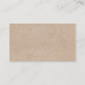 Neutrale verf-Spletters en bruin papier Visitekaartje (Achterkant)