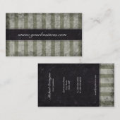 Neutrale Visitekaartjes van de Boomstaven van de K (Voorkant / Achterkant)