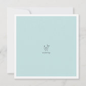 Neutrale vogels Modern Family Couple Boy Baby show Kaart (Achterkant)