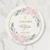  Neutrale Waterverf Bloemdoop Bedankjes Labels (Voorkant)