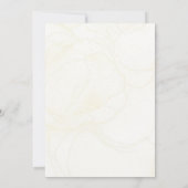 Neutrale Waterverf Bloemdoop Kaart (Achterkant)