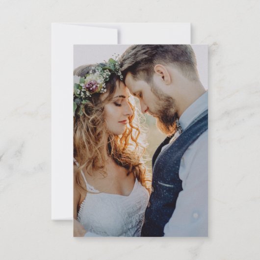 Neutrale Waterverf Bloemen | Liefde en Bedankt (Achterkant)