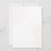 Neutrale Waterverf Floral | Eerste Heilige Communi Kaart (Achterkant)