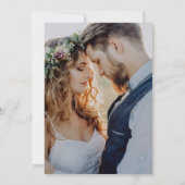 Neutrale Waterverf Floral | Gold Love en Bedankt (Achterkant)