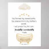 Neutrale Waterverf Nursery Wall Art Poster (Voorkant)