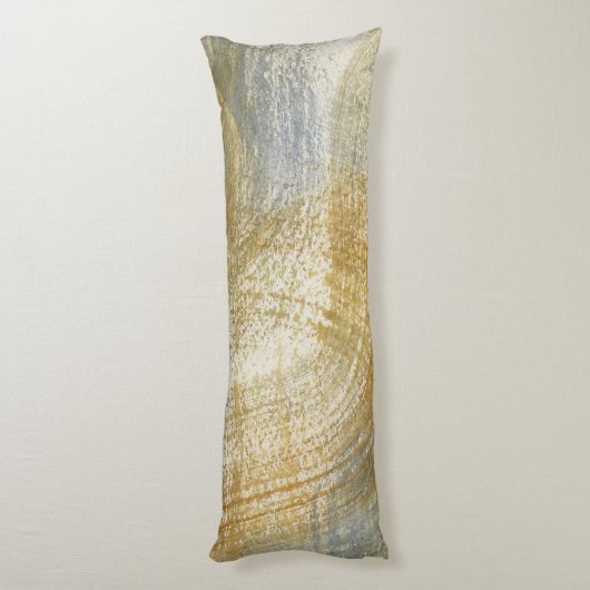 Neutrale Waterverf Rusty Brush Lichaamskussen (Achterkant (Verticaal))