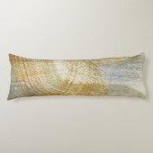 Neutrale Waterverf Rusty Brush Lichaamskussen (Voorkant)