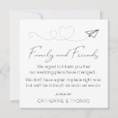 Neutrale wijziging van plannen - Weddenschap uitge Kaart (Voorkant)