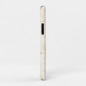 Neutrale Wilde Bloem Monogram Zakelijk Chic iPhone Case-Mate iPhone Case (Achterkant/rechts)