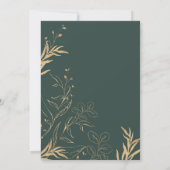 Neutrale Winter Wonderland Cute Dieren Baby Shower Bedankkaart (Achterkant)