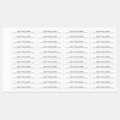 Neutrale witte kaars - tamper-proof zeelabels labels (Vel)