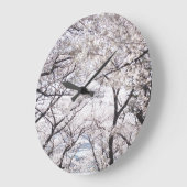 Neutrale witte kersenbloesem bloemen van Ava Grote Klok (Hoek)