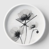 Neutrale witte klaprozen bloemen van Ava (Voorkant)