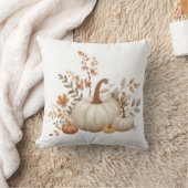 Neutrale Witte Pompoen Herfst Decoratie Kussen (Deken)