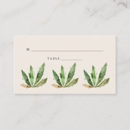 Neutrale woestijnstrepen | Bruiloft Escort Kaarten Plaatskaartje