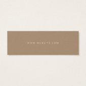 Neutrale Zaken Dank u Etiket Hang Label Mini Visitekaartjes (Achterkant)