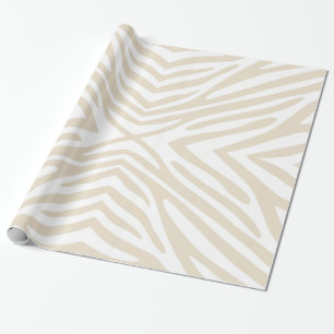 Neutrale Zebra Cadeaupapier