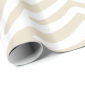 Neutrale Zebra Cadeaupapier (Rol Hoek)