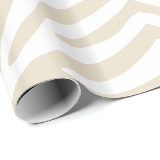 Neutrale Zebra Cadeaupapier (Rol Hoek)