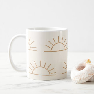 Neutrale Zon Mok | Beige Koffiemok