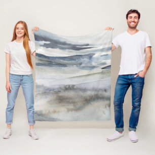 Neutrale zout fleece deken