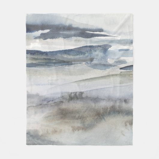 Neutrale zout fleece deken (Voorkant)