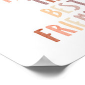 Neutrale zussen maken de beste vrienden afdrukken poster (Hoek)