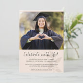 Neutralistisch minimalistisch fotoAfstuderen Kaart (Staand voorkant)