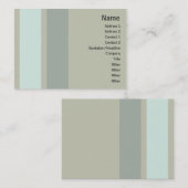 Neutraliteit - Chubby Visitekaartje (Voorkant / Achterkant)