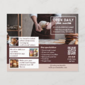 Neutrals Bakkerij Marketing Foto Collage Uw Logo Flyer (Achterkant)