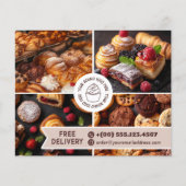 Neutrals Bakkerij Marketing Foto Collage Uw Logo Flyer (Voorkant)