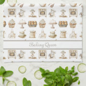 Neutrals Bakkoningin Theedoek (Gevouwen)