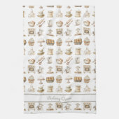 Neutrals Bakkoningin Theedoek (Verticaal)