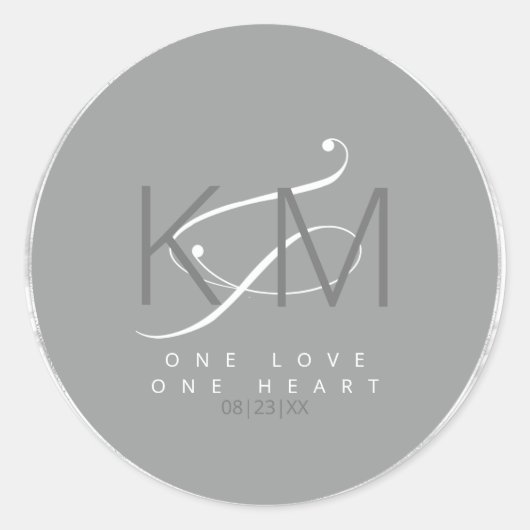 Neutrals voor vloeibaar huwelijk V2 ID888 Ronde Sticker (Voorkant)