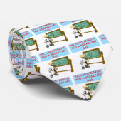 NEUTRINO kwantummechanica natuurkunde grap Stropdas (Opgerold)