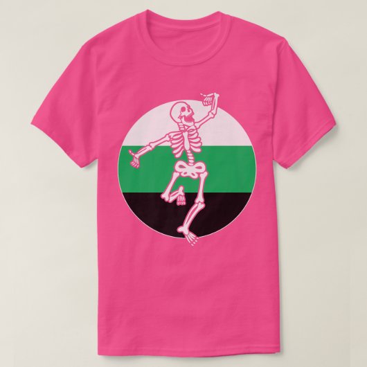 Neutrois Gay Skeleton Seual Identity Nonbinary T-shirt (Design voorkant)
