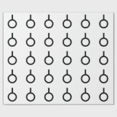 Neutrois-gendersymbool Cadeaupapier (Vlak)