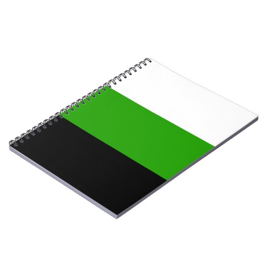 Neutrois Pride Flag Notitieboek (Linkerzijde)