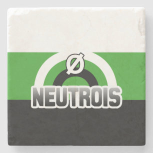 NEUTROIS PRIDE RAINBOW STENEN ONDERZETTER