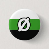 Neutrois Pride Ronde Button 3,2 Cm (Voorkant)