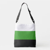 Neutrois Pride Vlag Crossbody Tas (Achterkant)