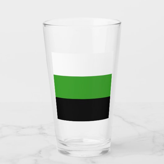 Neutrois Pride Vlag Glas (Voorkant)