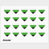 Neutrois Pride Vlag Hart Sticker (Vel)