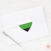 Neutrois Pride Vlag Hart Sticker (Envelop)