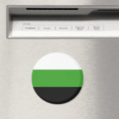 Neutrois Pride Vlag Magneet (Insitu (Vaatwasser))