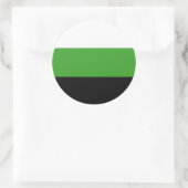 Neutrois Pride Vlag Ronde Sticker (Tas)