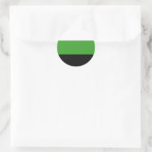 Neutrois Pride Vlag Ronde Sticker (Tas)