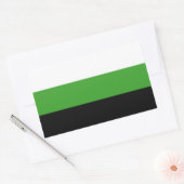 Neutrois trots rechthoekige sticker (Envelop)