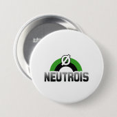 Neutrois trots ronde button 7,6 cm (Voorkant /achterkant)